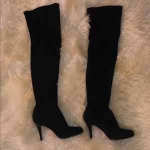 Cole Haan OTK Over the Knee Suede Stiletto Boots